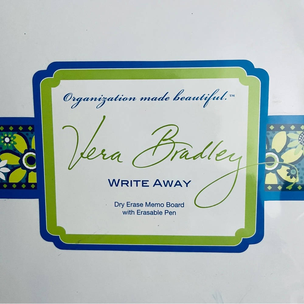 NEW Vera Bradley Write Away Dry Erase Memo Board - Picture 2 of 4